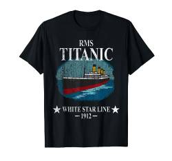 RMS TITANIC White Star Line Kreuzfahrtschiff 1912 Jungen Mädchen Kinder T-Shirt von RMS Titanic Memorabilities and Cruise Ship Apparel