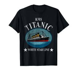 RMS TITANIC White Star Line Kreuzfahrtschiff 1912 Jungen Mädchen Kinder T-Shirt von RMS Titanic Memorabilities and Cruise Ship Apparel