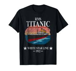 RMS TITANIC White Star Line Kreuzfahrtschiff 1912 Jungen Mädchen Kinder T-Shirt von RMS Titanic Memorabilities and Cruise Ship Apparel