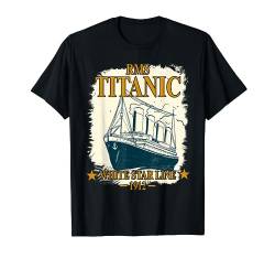 RMS Titanic White Star Line Kreuzfahrtschiff Retro Vintage Kinder T-Shirt von RMS Titanic Memorabilities and Cruise Ship Apparel