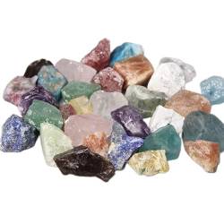 10 Teile/los Natürliche Unregelmäßige Raw Stein Kristall Raue Lapis Lazuli Amethysten Quarz Mineralien Probe Aquarium Dekor dingchi Kristalle und Steine (Color : Random, Size : 0.39 * 0.51in 10pcs) von RNUMLIGH