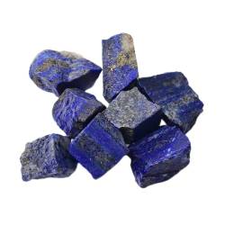 RNUMLIGH Natürliche Kristallprobe, Amethyst, Rosenquarz, unregelmäßige Form, rauer Stein, Stein, Heimdekoration ZoCzkgzd (Color : Lapis Lazuli, Size : 100g) von RNUMLIGH