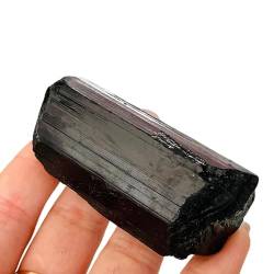 RNUMLIGH Natürlicher schwarzer Turmalin-Kristallstein, Original for Heimdekoration, PEIQIYIN ZoCzkgzd von RNUMLIGH