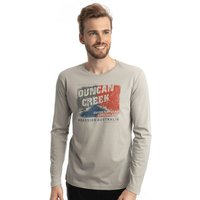 ROADSIGN australia Langarmshirt Evergreen (1, 1-tlg) mit Rundhalsausschnitt, Aufdruck "Duncan Creek", 100% Baumwolle von ROADSIGN australia