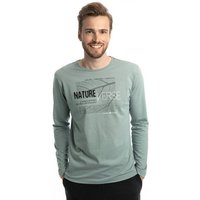 ROADSIGN australia Langarmshirt Verse (1, 1-tlg) mit Rundhalsausschnitt, Aufdruck "Nature Verse", 100% Baumwolle von ROADSIGN australia