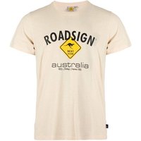 ROADSIGN australia T-Shirt Raute (1, 1-tlg) mit Logo-Aufdruck und Rundhalsausschnitt, 100 % Baumwolle von ROADSIGN australia