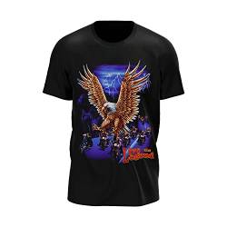 Wild Glow in The Dark Herren/Fraun T Shirt mit Gothik Biker Motiven (as3, Alpha, 3X_l, Regular, Regular, V1) von ROCK DADDY Estd 2000 ROCK HARD CLOTHING