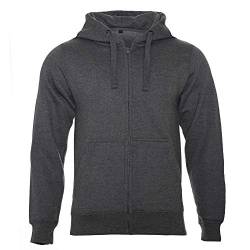 ROCK-IT Apparel® Herren Kapuzenjacke Zipper Hoodie Kapuzen Sweater Jacke Workerhoodie Pullover Hoody Größen XS-5XL - Farbe Dark H. Grau 4XL von ROCK-IT Apparel