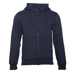 ROCK-IT Apparel® Herren Kapuzenjacke Zipper Hoodie Kapuzen Sweater Jacke Workerhoodie Pullover Hoody Größen XS-5XL - Farbe Navy Blau Medium von ROCK-IT Apparel