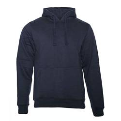 ROCK-IT Apparel Kapuzenpullover Herren Hoodie Workerhoodie Kapuzenpulli Sweatshirt Männer Hoody Größe XS-5XL hochwertig und sehr Soft Navy Blau 5XL von ROCK-IT Apparel