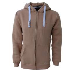 ROCK-IT Apparel Premium Herren Kapuzenjacke [Größen S-5XL] - angenehmer Langarm Zipper Hoodie - Perfekt für Herbst & Winter - Kapuze mit Tunnelzug - Camel Beige XL von ROCK-IT Apparel