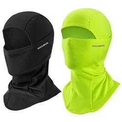 ROCKBROS 2 Stück Sturmhauben Winddichte Warme Balaclavas für Damen und Herren- Outdoorsports wie Radfahren, Snowboarden, Skifahren, Motorradfahren Herbst/Winter von ROCKBROS