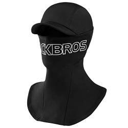 ROCKBROS Fahrrad Sturmhaube Winter Balaclava Winddicht Warm Gesichtshaube Sturmmaske für Outdoor-Sports Herren/Damen Schwarz von ROCKBROS