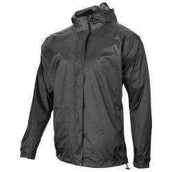 ROCKBROS Regenjacke Radsport Regenmantel wasserdichte Fahrradjacke Atmungsaktiv Schwarz Größe L-4XL von ROCKBROS