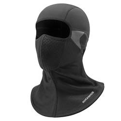 ROCKBROS Sturmhaube Fahrrad Herbst Winter Balaclava Thermo Gesichtsmaske Motorradfahren, Skifahren, Outdoorsports Warm Winddicht Skimaske für Herren und Damen von ROCKBROS