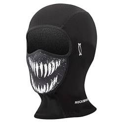 ROCKBROS Sturmhauben Gesichtshaube Winter Balaclava Fahrrad, Skifahren, Snowboarden, Outdoorsports, Motorrad Fahren Warm Gesichtsmaske für Herren/Damen von ROCKBROS