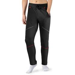 ROCKBROS Winter Fahrradhose Lange Radhose Herren Winddicht Thermo zum Radfahren Laufen Wandern von ROCKBROS