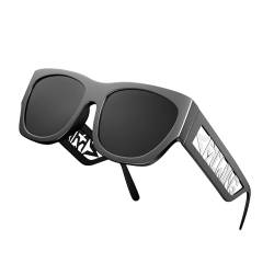 ROCKNIGHT HD Polarisierte Sonnenbrille zum Fahren mit UV400-Schutz, blendfrei, modische flache Bügellinse von ROCKNIGHT
