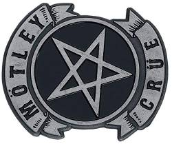 Mötley Crüe Pentagram Unisex Pin Standard Zinklegierung Band-Merch, Bands von ROCKOFF