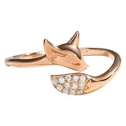 ROMIDA 925 Sterling Silber Ring - personalisierter für Frauen mit schöner Öffnung Ringe Geschenk Für Frauen Modeschmuck, Partnerringe Verlobungsring Ostergeschenk von ROMIDA