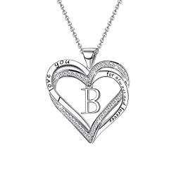 ROMIDA Personalisierte Halskette für Damen /26 Halskette mit englischen Buchstaben Halskette Geschenke für Frauen S925 Sterling Silber Halskette Schmuck Geburtstagsgeschenk für Frauen. von ROMIDA