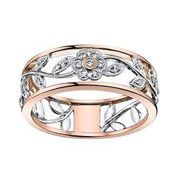 ROMIDA Ringe für Frauen Freundschaft Liebesring Krone Herz Versprechen Frauen Personalisierte gravierte Custom Name Sterling Silber Teen Girls oder Mütter Ring Muttertagsgeschenk von ROMIDA