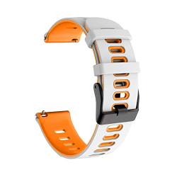 RONGYEDE 20 mm Uhrenarmband für Garmin Forerunner 245 245M 645 Musik Silikon Armband für Garmin Vivoactive 3 3t HR Venu SQ Armband(Größe:For Venu) von RONGYEDE
