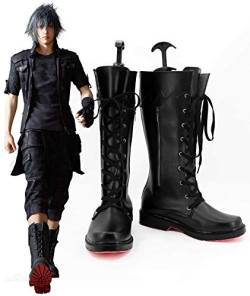 RONGYEDE Anime cosplay perücke Game Final Fantasy Xv Cosplay Noctis Lucis Caelum Cosplay Boots Adult Men Shoes Halloween Christmas Party Accessories 36 von RONGYEDE