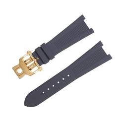 RONGYEDE FKM Fluorkautschuk-Uhrenarmbänder Zubehör für Patek Philippe Armband für Nautilus Uhrenarmband 5711/5712 Original Interface Armband(Größe:45651) von RONGYEDE