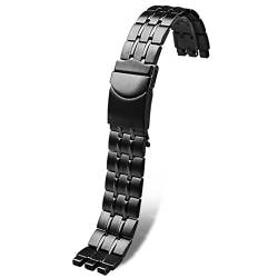 RONGYEDE Uhrenarmband für Swatch Herren Stahlarmband Metallarmband YVS451 YVS435 YCS443G Uhrenarmband Zubehör 19 mm 21 mm(Größe:21 mm) von RONGYEDE