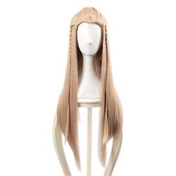 RONGYEDE-Wig Anime Cosplay Anime-Perücke for Legolas-Cosplay-Perücke lange Zöpfe Kostüm-Halloween-Perücke for Halloween Kostümparty Anime-Show Cosplay-Event Konzerte von RONGYEDE