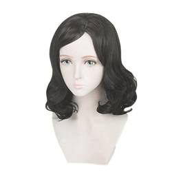 RONGYEDE-Wig Anime Cosplay Anime Wig Ranking of Kings Cosplay Miranjo-Perücke lockige Schwarze Perücke Kostüm-Halloween-Perücke for Halloween Kostümparty Anime-Show Cosplay-Event Konzerte von RONGYEDE