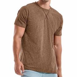 RONOMO Herren T-Shirt Hochwertiges T-Shirt（CSX Khaki XL von RONOMO