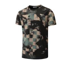 RONOMO Herren T-Shirt Street T-Shirt Qualität T-Shirt（CGZ Green XXXL von RONOMO