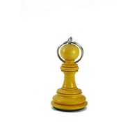 ROOGU Schlüsselanhänger ROOGU Schlüsselanhänger Ring echte Schachfigur Handmade Indien von ROOGU