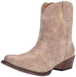 ROPER Damen Kurzer Stuff Westernstiefel, Hellbraun, 38.5 EU von ROPER