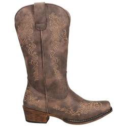 ROPER Damen Riley Scroll Westernstiefel, braun, 35.5 EU von ROPER