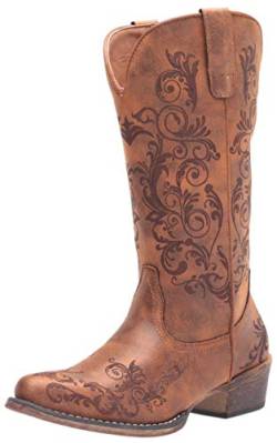 ROPER Damen Tall Stuff Westernstiefel, Bronze, 38 EU von ROPER