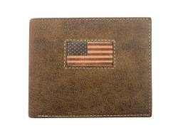 ROPER Herren Geldbörse mit amerikanischer Flagge, 8178000, Hellbraun, Hellbraun von ROPER
