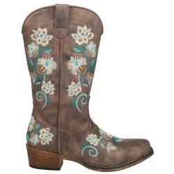 Roper Damen Riley Floral modischer Stiefel, braun von ROPER