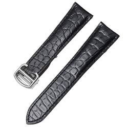 RORFFK Alligator Echtes Leder Uhrenarmband Für Cartier Solo Tank London Calibo Leder Uhrenarmband Männer Und Frauen 16mm 18mm 20mm 22mm, 20 mm, Achat von RORFFK