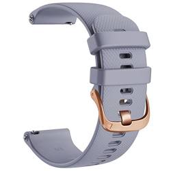 RORFFK Ersatz-Armband aus Silikon für Garmin Vivoactive 4S Smartwatch, Vivomove 3S, Venu2S, 18 mm, 18mm Vivoactive 4S, Achat von RORFFK