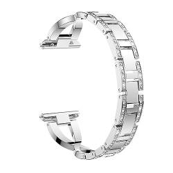 RORPOIR 1 Stk -Gurt zarter Uhrengürtel Armband für Frauen silberne Uhr Smartwatch-Bänder Diamantband uhrenarmbänder Diamant-Armband zartes Uhrenarmband fein Anschauen Zinklegierung von RORPOIR