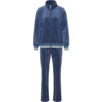 RÖSCH New Romance Loungewear-Anzug, Reißverschluss, Gummibund, uni, für Damen, blau, 40 von RÖSCH