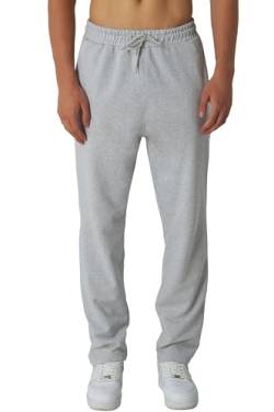 ROSS CAMP Jogginghose Herren – Sporthose Herren Lang Baumwolle, Freizeithose Trainingshose, Sport Hosen Männer, Sweatpants Jogger, Laufhose Baumwoll Breite Modern (Grau, 3XL) von ROSS CAMP