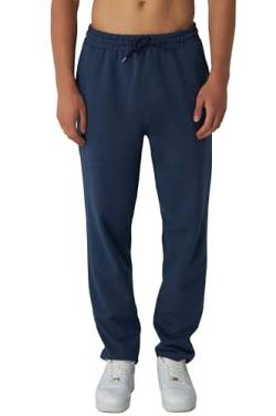 ROSS CAMP Jogginghose Herren – Sporthose Herren Lang Baumwolle, Freizeithose Trainingshose, Sport Hosen Männer, Sweatpants Jogger, Laufhose Baumwoll Breite Modern (Navy, 3XL) von ROSS CAMP