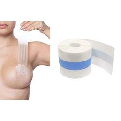 ROSVAY Klebe-BH Tape Unsichtbarer Bruststraffung Band Push Up Brust Tape A-E Körbchen 5m (Transparent), Einheitsgröße von ROSVAY
