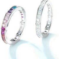 ROUGEMONT Fingerring Strahlender 4 A Zirkonia Damen Ring 925 Sterling Silber Ring, Extravagantes Schmuckstück von ROUGEMONT