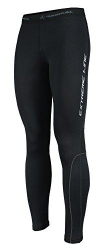 ROUGH RADICAL Herren Funktions Laufhose lang Running Tights Thunder (M, schwarz) von ROUGH RADICAL