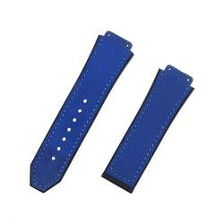 ROUHO 26 mm Nubukleder Uhrenarmband Vintage Soft Watch Belt Echtes Lederarmband für HUB-LOT B-I-G B-A-N-G Fu-sion Series-#5 von ROUHO